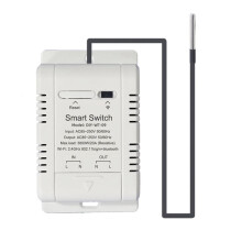 Interrupteur de température WiFi avec capteur de 2 m