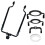 Ensemble de support de douille réglable pour abat-jour, pièce détachable, accessoire d'éclairage pour culots E14, E26 et E27 4