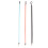 Multi-Function Paint Brushes Set, 3 Pieces Assorted Colors for Artists and Craft Projects 7