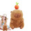 Pelúcia de Capivara de 35 cm (13,8 polegadas), macia e confortável, para guardar como travesseiro, item colecionável, ideal para dormir, decorar o 1