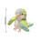 Pluche papegaai handpop geel 20 cm 2