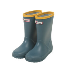 Regnstøvler for småbarn - Unisex vanntette barnestøvler, sklisikker såle, komfortable for gutter og jenter, marineblå, størrelse 5-6 år,