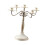 Candelabro de Jantar com Múltiplos Braços, Castiçal Cônico Branco com 5 Braços 4