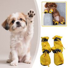 Χειμερινές μπότες για σκύλους, σετ 4 τεμαχίων, με επένδυση από φλις και