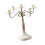 Candelabro de Jantar com Múltiplos Braços, Castiçal Cônico Branco com 5 Braços 5