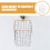 Metal Wire Basket with Handle for Multi Purpose Kitchen Wall Storage 7