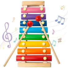Xilofone para crianças - Brinquedo musical educativo para crianças de 1 a 3 anos