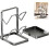 Kitchen Pot Lid Storage Rack – Carbon Steel, Double or 1
