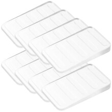 8Pcs Plastic Shims for Leveling Toilets Furniture Tables and Doors with Tapered Easy Insert Design