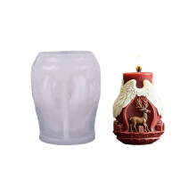 Conjunto de Formas de Silicone Papai Noel – 2 Peças para Decoração de Natal