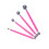 4 Stück Doppelkopf-Ton-Dotting-Stift, doppelseitiges-Rosa 1