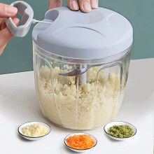 Manual Hand-Pull Kitchen Chopper: Multifunctional Food Chopper for Veggies, Garlic & Daily Meal Prep