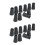 20 Pcs Cane Tips Rubber Crutch Tip Replacement Tool Trekking Poles Tips Walker 4