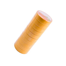 10 Rollen PVC-Isolierband, wasserdichtes industrielles-Gelb
