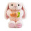 Lapin de Pâques en peluche rose de 25 cm 1