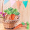 Fabric Carrot Decor Set 5 Pack for Easter and Spring 1