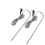2er-Pack Fleischthermometer für Pelletgrills, 3,5 mm digital 1