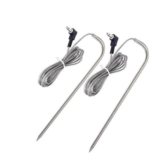 2er-Pack Fleischthermometer für Pelletgrills, 3,5 mm digital