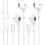 USB-C-koptelefoon met microfoon en afstandsbediening (2 stuks) 1