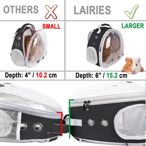 Portable breathable pet carrier bag for small animals 1