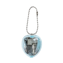 Delicate Heart Music Box Stylish Keychain Charm Exquisite Craftsmanship for Special Moment and Home Decoration