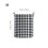Coș de rufe din material textil Houndstooth cu mânere, pliabil 1