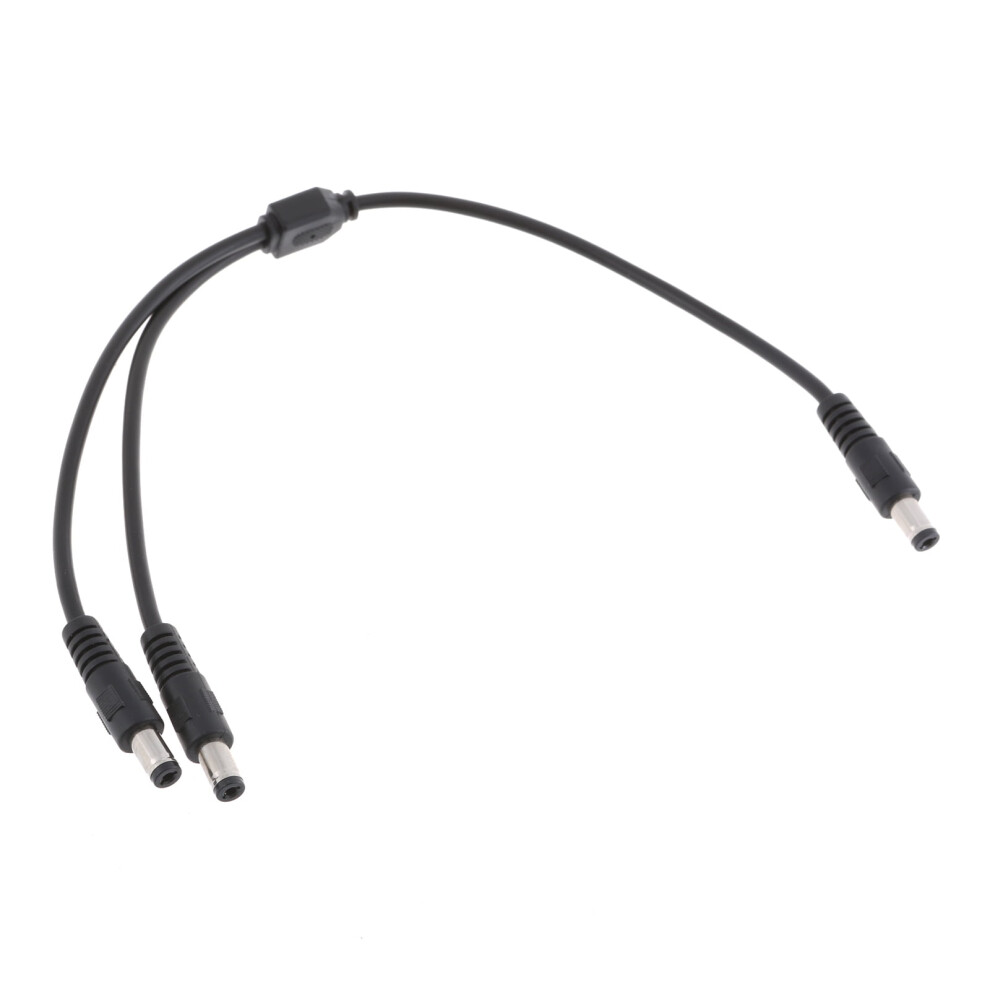 5.5X2.1mm Power Splitter Cable 18Awg, Male To Two Male 5.5Mmx2.1mm Cord For Led, Cctv Cameras Supply Cord 9399596592008