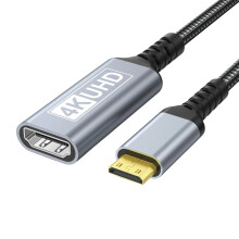 HDTV-zu-HDTV-Kabeladapter, geflochten, 2K/1080p, 60 Hz–240 Hz