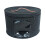 Hat Box Foldable Storage Bin Hat Storage Box Round Caps Boxes for Clothes Closet Black Small 1