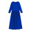 Φόρεμα λουλουδιών για νήπια – Μπλε φόρεμα πριγκίπισσας με μακριά μανίκια και 1