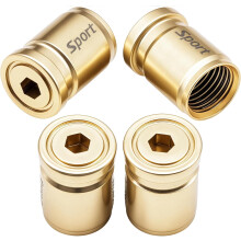 4PCS Aluminum Tire Valve Stem Caps, Corrosion-Resistant & Airtight, Compatible with Cars/Trucks/Bikes/Motorcycles