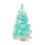 Blue Tabletop Christmas Tree Artificial 17 Inch 2