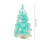 Blue Tabletop Christmas Tree Artificial 17 Inch 3