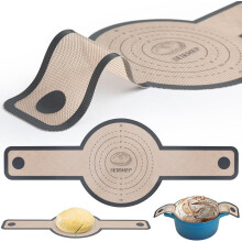 Siliconen broodslinger voor braadpan – extra lange handgrepen,