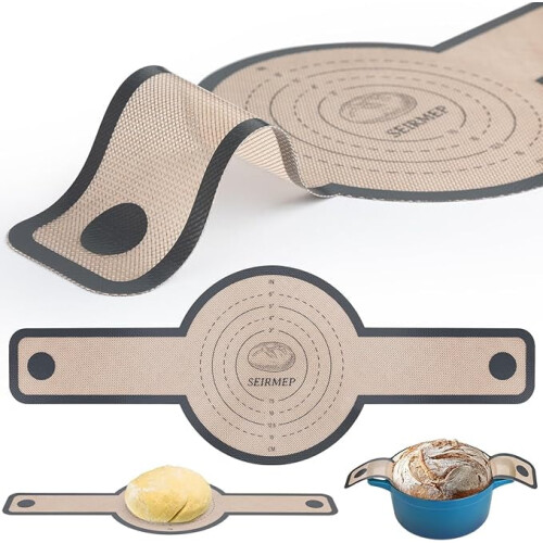 Siliconen broodslinger voor braadpan – extra lange handgrepen,