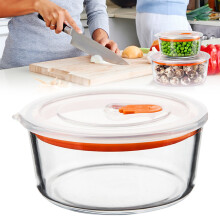 Glass Baking Dish With Lid 52mm Deep Square Baking Pan For Casserole & Lasagna Dishwasher Freezer Microwave(0.35 L)
