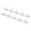 T-Shaped Nickel Strips for 18650 Batteries 50 pcs 8
