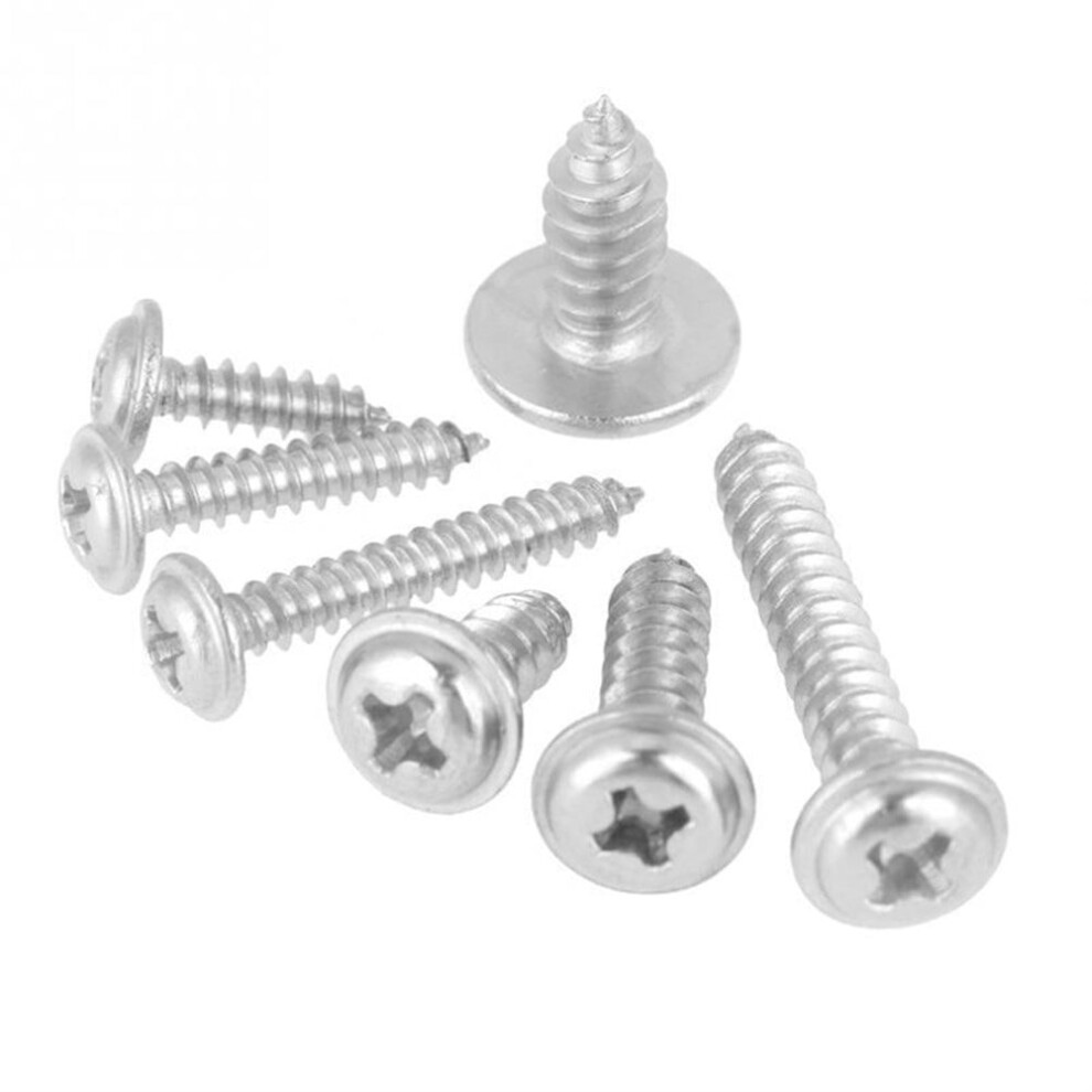 220Pcs M3 M4 M5 304 Stainless Steel Tapper Screws Assortment Kit Pan Head Cross Self Tapping Screws Set W/ Box Tornillos 9399596107394
