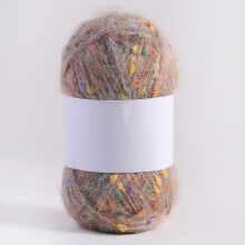 Super Soft Crochet Yarn (50g x 2), Khaki, Ideal for Beginners & Hand Crocheting