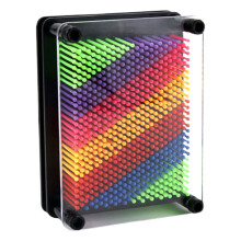 Tablero de arte Rainbow3D Pin Art – Juguete de plástico para huellas de manos
