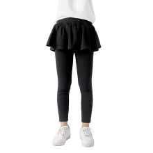 Girls Leggings,Pants Cotton Stretchy Ankle Length Basic Clothing Leggings for Spring Autumn Toddler Girls,Leggings for Girls,Black,5-6 Years