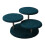 Jewelry Display Stand Fabric Three-Tier Ring Holder 2