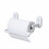 Plastic toiletpapierhouder, beige, met zuignap. 1