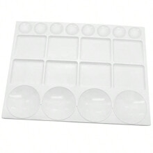 20 Well Watercolor Paint Tray Palette Pallet Acrylic Painting Mixing Plastic Artist Large Square Palette 13 x 10 Inches White 1PCS