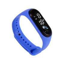 Unisex-LED-Digital-Touch-Sportuhr, wasserdicht, minimalistisches Design, verstellbares Silikonarmband, passend für alle Handgelenkgrößen –