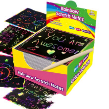Kit de arte para rascar arcoíris de 100 piezas para niños