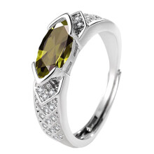 Ανθεκτικά δαχτυλίδια Moissanites από κράμα, αξεσουάρ κοσμήματος για ζευγάρια που