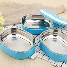 Boîte à bento isotherme en acier inoxydable de 828 ml (28 oz), étanche à 2 compartiments, sans BPA, apte au contact alimentaire, idéale pour le