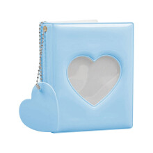 3 Inch Photocard Holder Book Photo Album with Like Photocard 32 Pockets Black, Business Card Holder