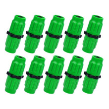 Kit de réparation extensible pour tuyau d'arrosage, 10 connecteurs mâles et femelles à double canal pour tuyau d'arrosage de 3/4 po et 5/8 po.